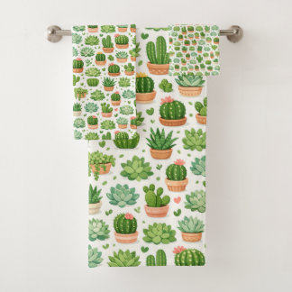 Hermoso patrón sin fisuras de plantas suculentas