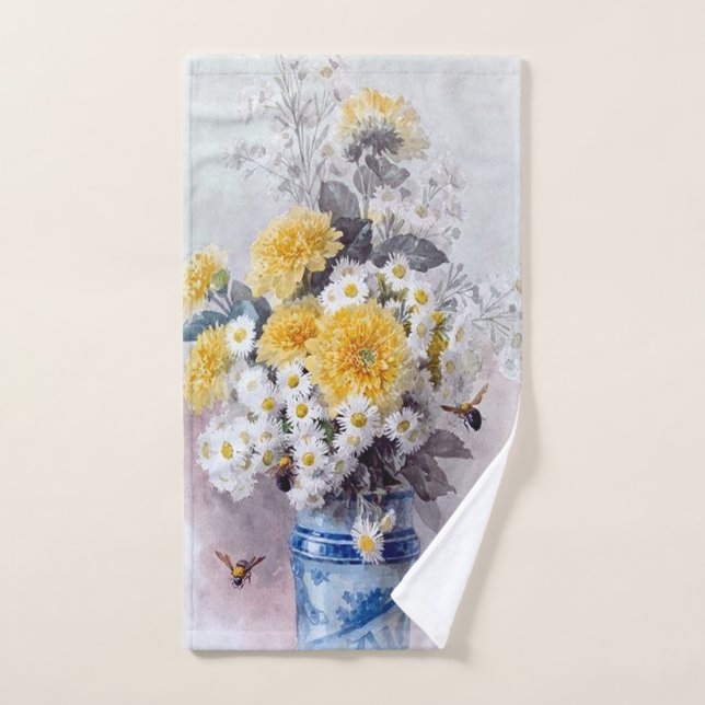 Hermoso Paul De Longpre pintor francés (Toalla de mano)