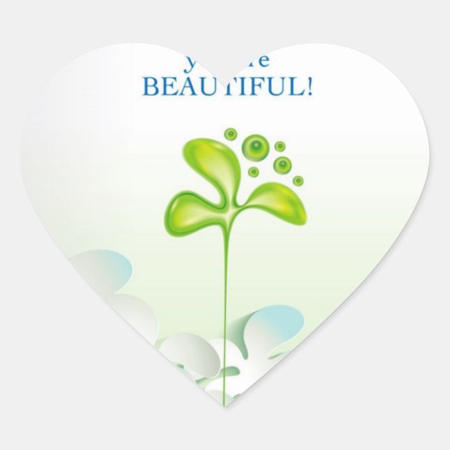 Hermoso Pegatina (Anverso)