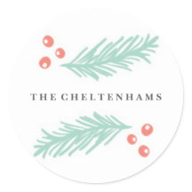 Hermoso Pegatina de armazón de invierno