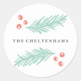 Hermoso Pegatina de armazón de invierno