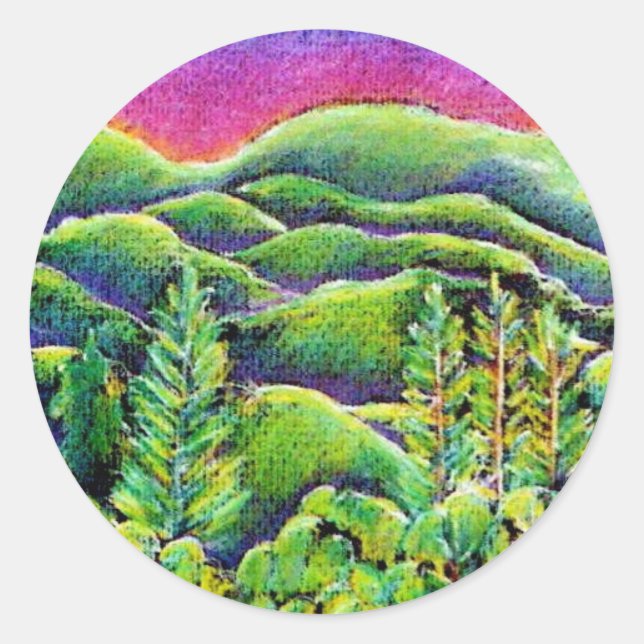 Hermoso Pegatina de Mandala (Anverso)