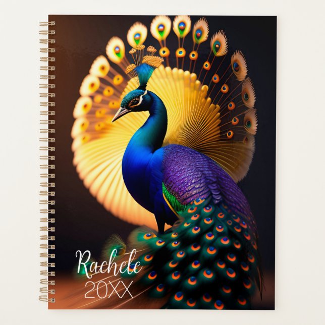 Hermoso Planificador Peacock (Anverso)