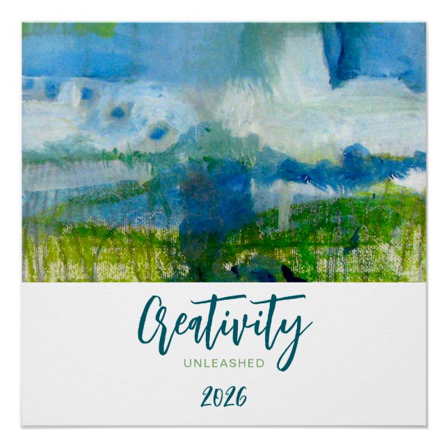 Hermoso póster para despertar tu creatividad  (Anverso)