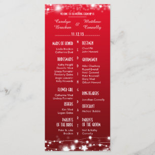 Hermoso programa de Bodas Rojas de Estrellas Lumin