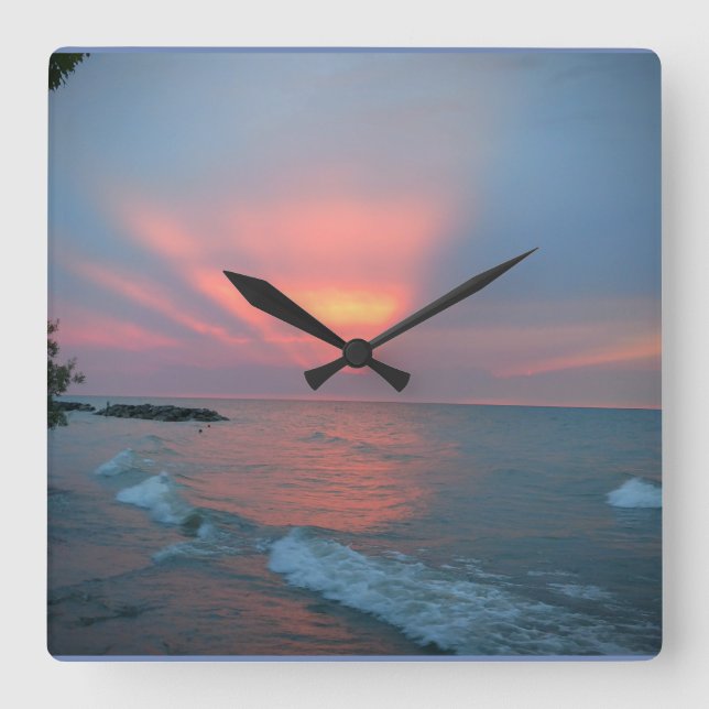 Hermoso reloj de atardecer (Anverso)