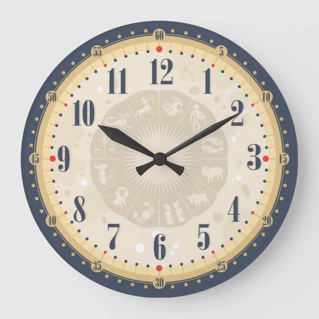 Hermoso reloj de pared de la cara de la cosecha (Anverso)
