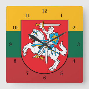 Hermoso reloj de pared de la vitis lituana