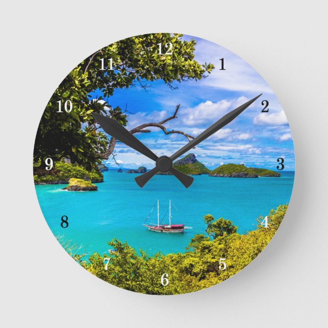 Hermoso Reloj de pared exterior (Anverso)