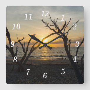 Hermoso reloj de pared matutino