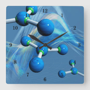 Hermoso reloj de pared química