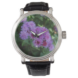 Hermoso reloj de pulsera de flores