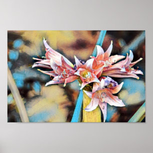 Hermoso Resumen Arte De Flor De Primavera Rosa