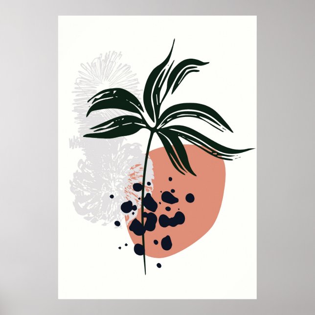 Hermoso Resumen Decoración De Paredes Poster Sunse (Frente)