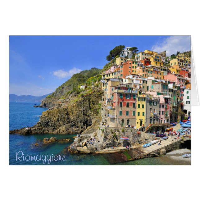 Hermoso Riomaggiore, Cinqueterre (Anverso (Horizontal))