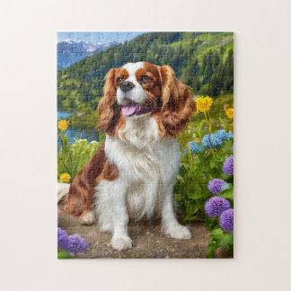 Hermoso rompecabezas de Cavalier King Charles span