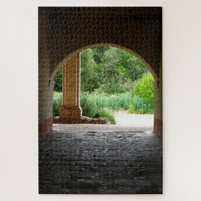 Hermoso rompecabezas del sendero de los jardines (Vertical)