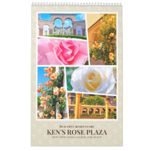 Hermoso Rosa Calendario Jardín カ レ・ダ・
