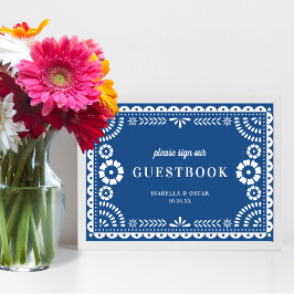 Hermoso Rótulo del libro de visitas del Boda Papel