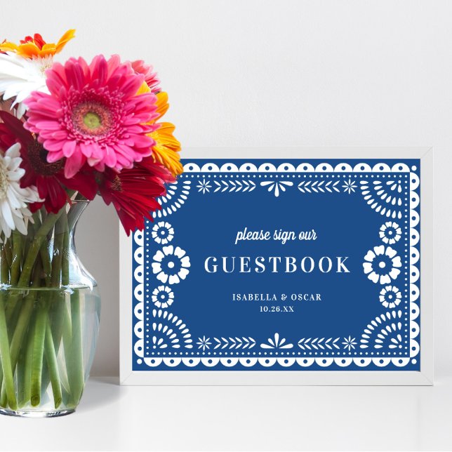 Hermoso Rótulo del libro de visitas del Boda Papel (Subido por el creador)