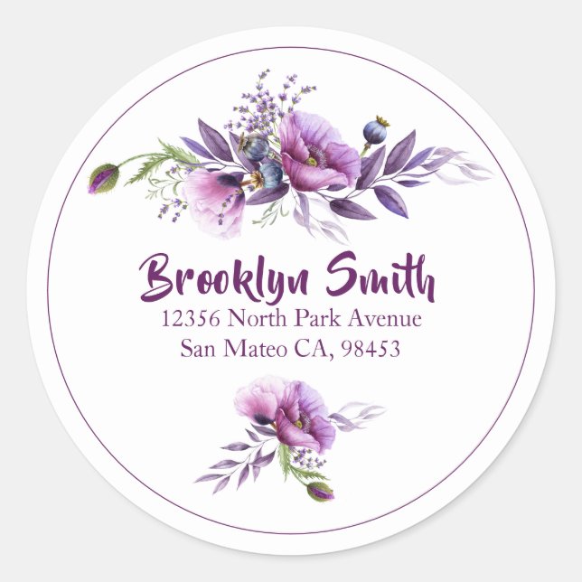 Hermoso Sello para sobres de dirección de los lapa (Anverso)