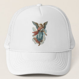 Hermoso sombrero de camionero cristiano ángel