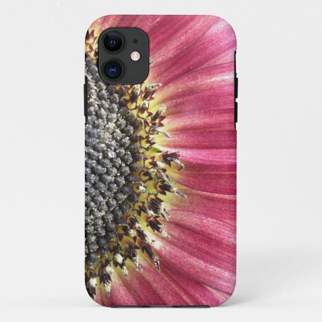 Hermoso Sunflower rosa iPhone 5 Funda (Reverso)