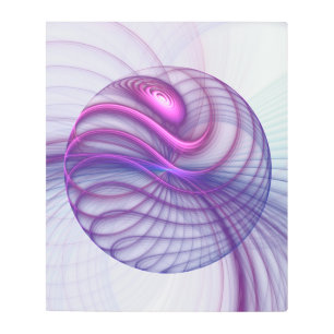 Hermoso Swing Moderno Resumen Arte Fractal Rosa