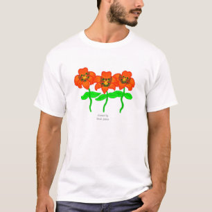Hermoso Tigre Lilies la camiseta blanca básica de