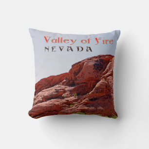 ¡Hermoso Valle de Fuego, Cojín decorativo NV!