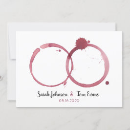 Hermoso Vino Mantiene Invitación a la Boda