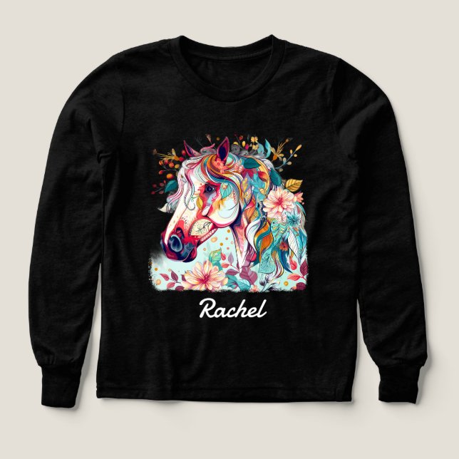 Hermoso y colorido caballo (Diseño frontal)