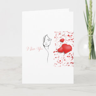 Hermoso y elegante "Te amo" San Valentín
