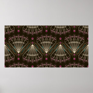 Hermoso y sin igual nombre o patrón de arte deco