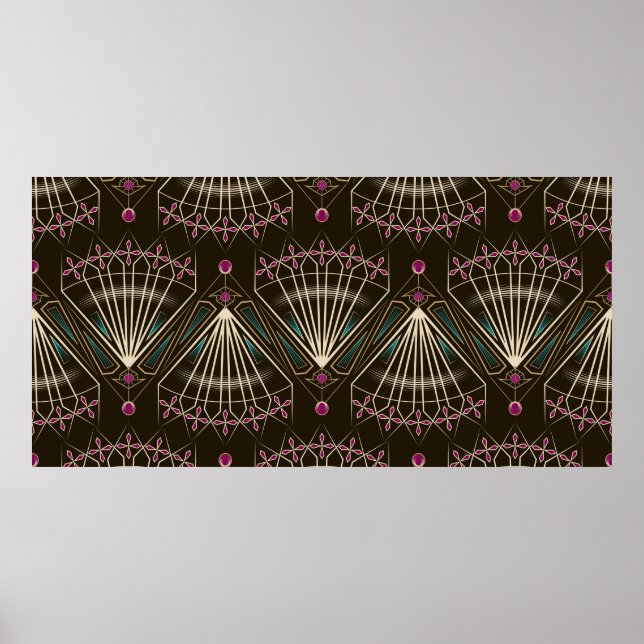 Hermoso y sin igual nombre o patrón de arte deco (Frente)