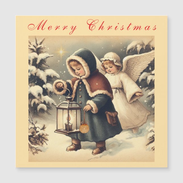 Hermosos ángeles Navidades (Anverso)