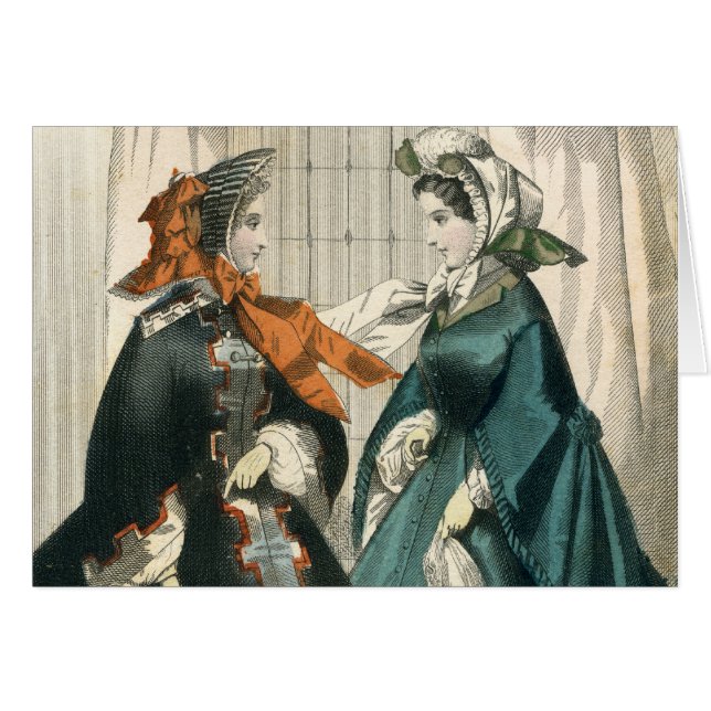 Hermosos Bonnets de moda de la época victoriana (Anverso (Horizontal))