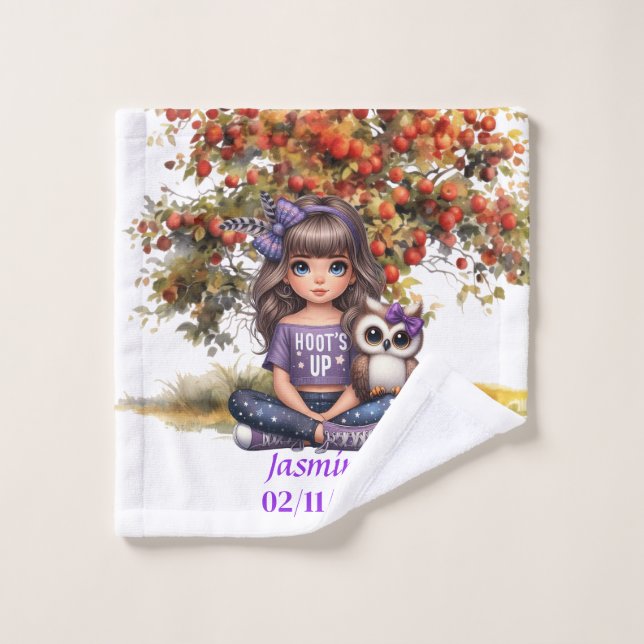 Hermosos chicas personalizados (Toallita)