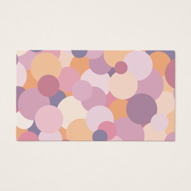 Hermosos círculos rosas (Frente)