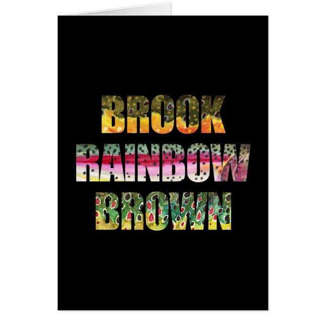 Hermosos colores de 3 truchas (Frente)