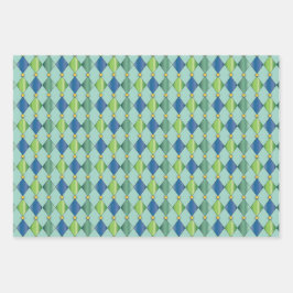 Hermosos diamantes de Harlequin envueltos en papel