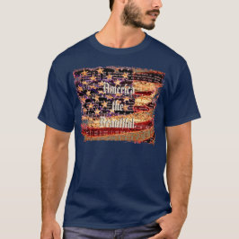 Hermosos Estados Unidos, marina, camiseta de hombr