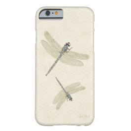 Hermosos Fundas de Casemate con Dragonflies de Bej