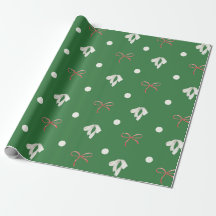 Hermosos Navidades verdes rompen papel de envolvim