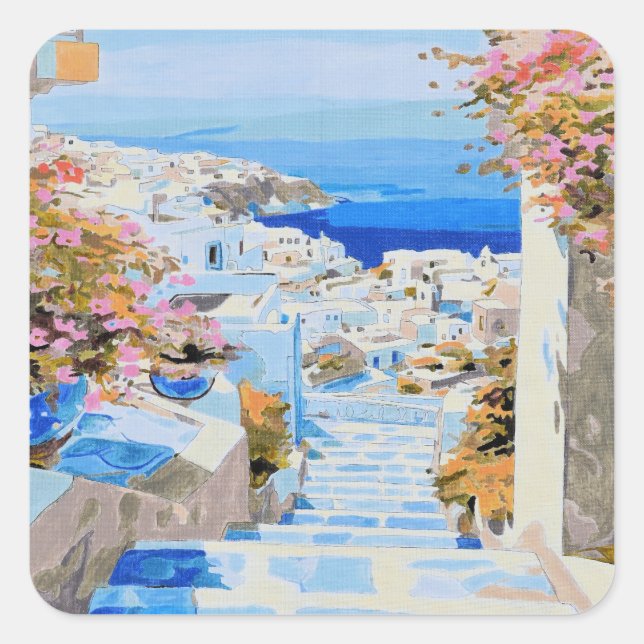 Hermosos Pegatinas de Grecia (Anverso)
