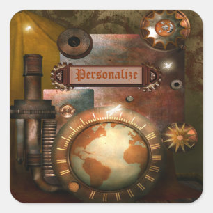 Hermosos Pegatinas de Steampunk personalizados