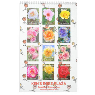 Hermosos Rosas Calendario de Arte カ レ・ダ・.