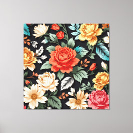 Hermosos Rosas con arte de fondo negro