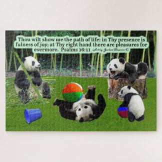 Hermosos Salmos de Rompecabezas de Escritura Panda
