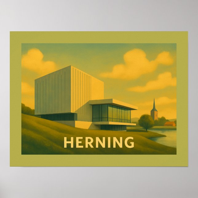 Herning Dinamarca Arte Moderno (Frente)